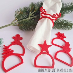 Napkin rings - Christmas 01