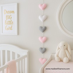 Kinderzimmer Deko - Herzen 03